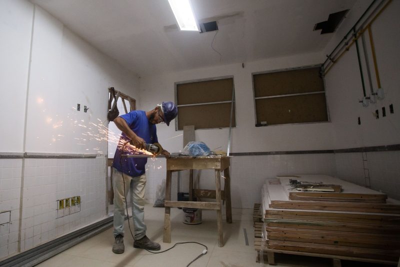 Obra do Hospital da Criança de Volta Redonda avança na construção de espaço para leitos de pediatria