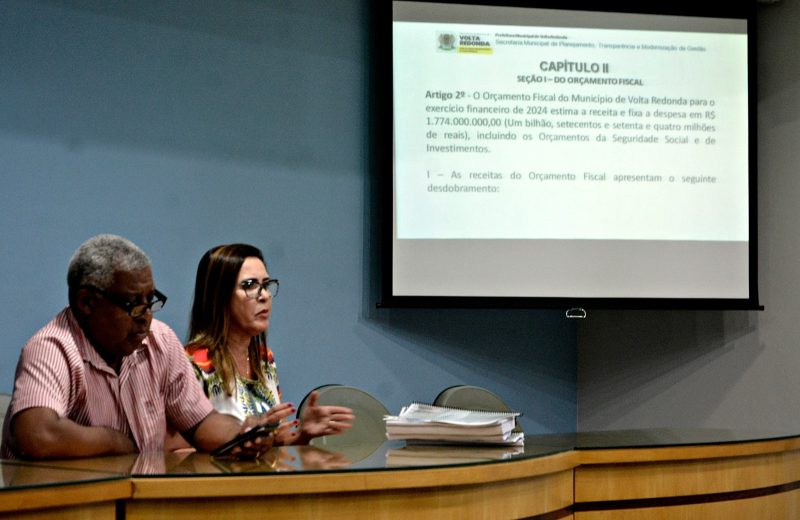 Volta Redonda realizará Audiência Pública de Demonstração e Avaliação do Cumprimento de Metas Fiscais do 1º Quadrimestre