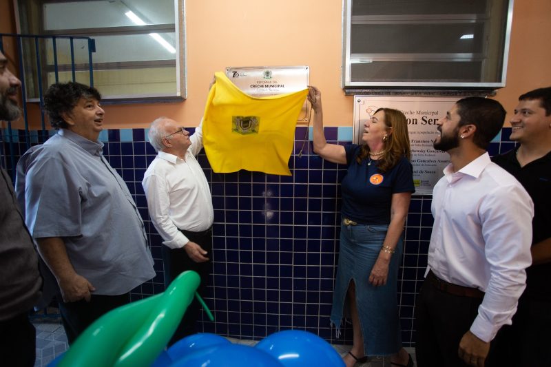 Prefeitura de Volta Redonda entrega reforma geral da Creche Municipal Ayrton Senna