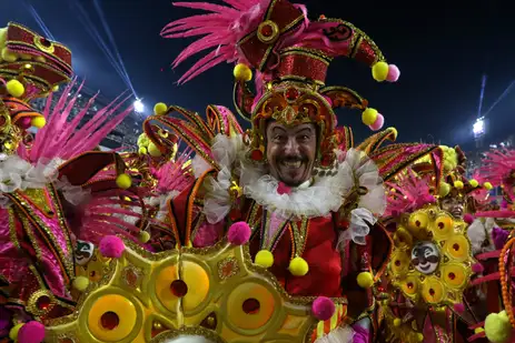 Rio de Janeiro (RJ), 11/02/2024 - Desfile da escola de samba Beija-Flor, do Grupo Especial do carnaval carioca, no Sambódromo da Marquês de Sapucaí. Foto: Tânia Rêgo/Agência Brasil
