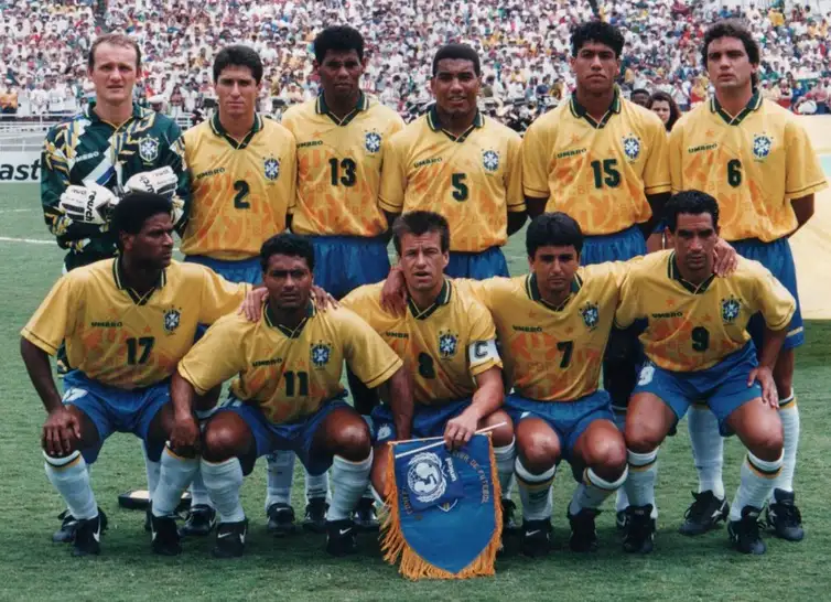 Wilson de Carvalho/CBF/Direitos Reservados seleção brasileira tetracampeã, copa do mundo de 1994, foto oficial