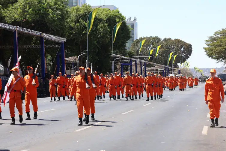 Antônio Cruz/Agência Brasil Brasília (DF) 31/08/2024 Governo federal realizou ensaio geral para o desfile cívico-militar do 7 de setembro na Esplanada dos Ministérios. Foto Antônio Cruz/Agência Brasil