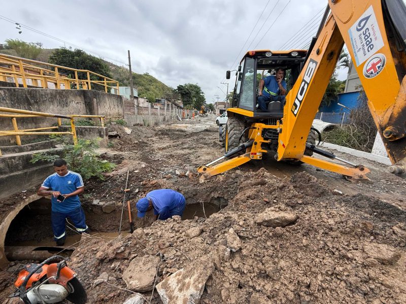 Saae BM finaliza construcao de nova rede de agua no bairro