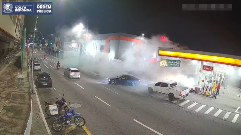 Motorista flagrado por câmeras da Ordem Pública praticando direção perigosa é intimado a depor em Volta Redonda