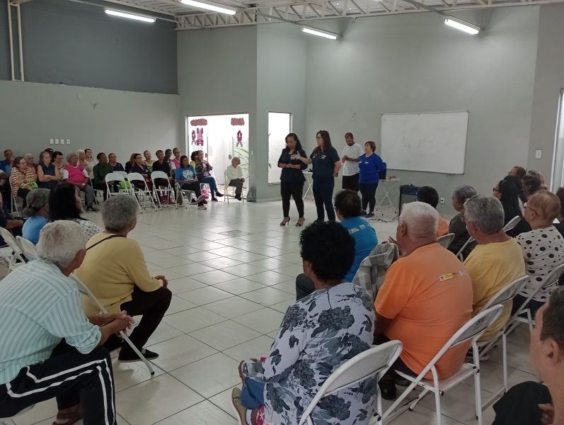 Ordem Pública leva ‘Tenda de Proximidade’ a idosos de Volta Redonda