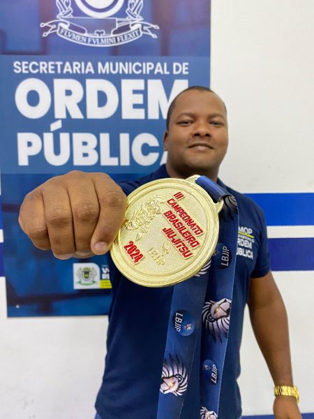 Agente da Ordem Pública de Volta Redonda é campeão brasileiro de jiu-jitsu