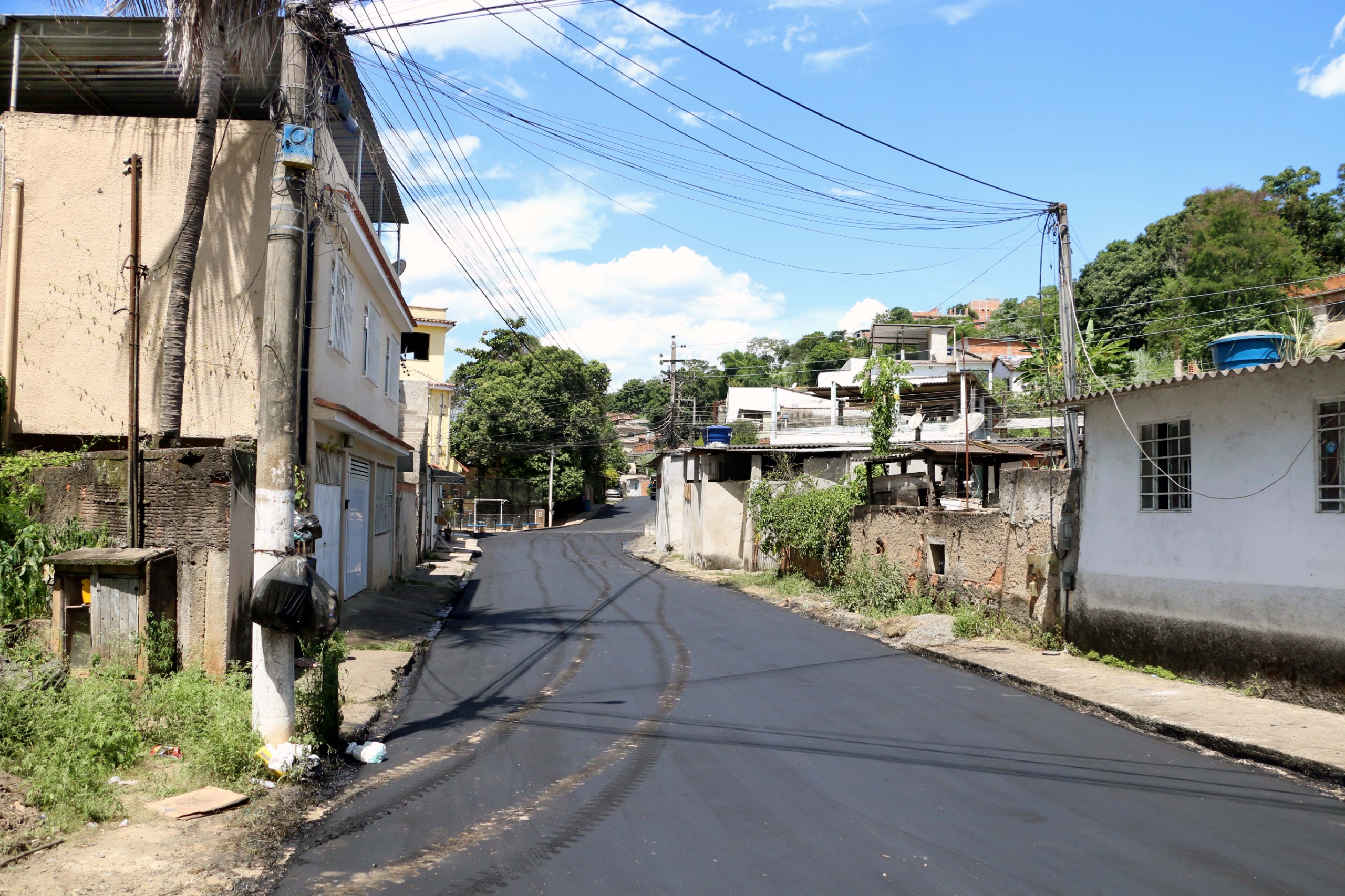 Bairro Nova Esperanca recebe servico de asfaltamento – Barra Mansa