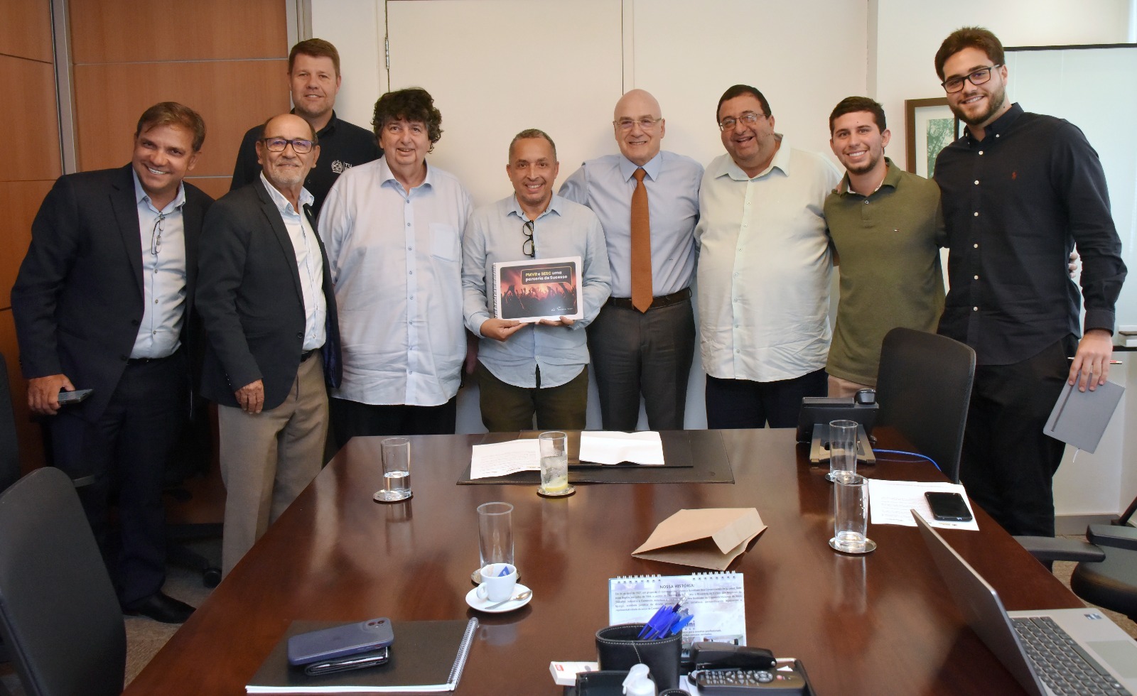 Volta Redonda renova parceria com a Fecomércio e planeja novas atividades com o Sesc na cidade