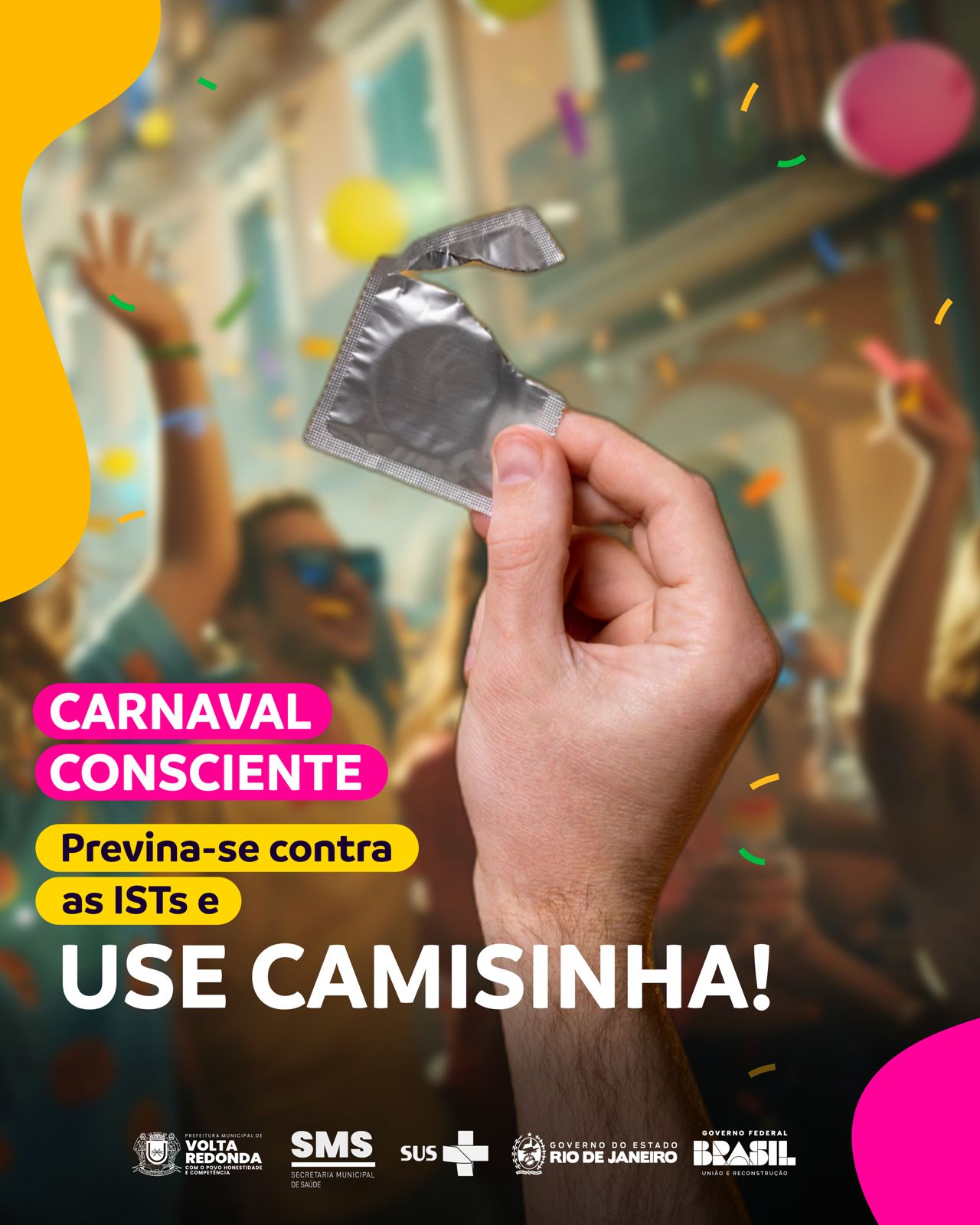 Prefeitura de Volta Redonda reforça importância da prevenção às ISTs no Carnaval