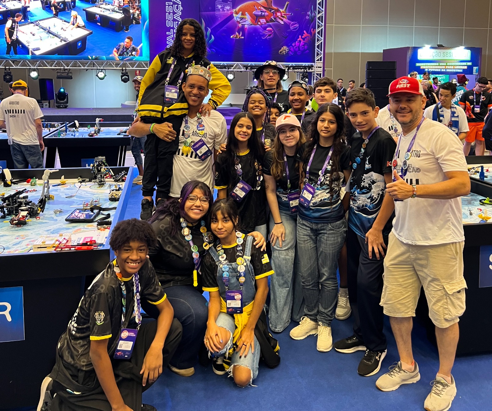 Volta Redonda: E.M. Walmir de Freitas Monteiro tem o melhor desempenho entre escolas públicas em torneio nacional de robótica