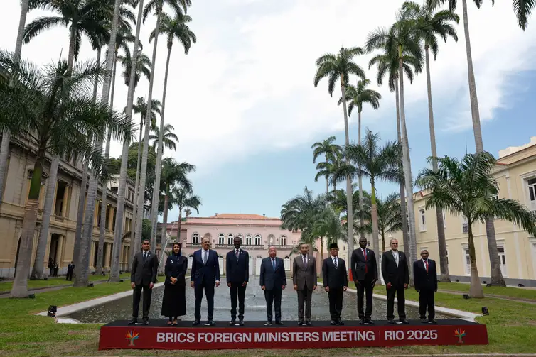 Rio de Janeiro (RJ), 28/04/2025 – Reunião de Chanceleres da presidência brasileira do BRICS, no Palácio do Itamaraty. Foto: Fernando Frazão/Agência Brasil