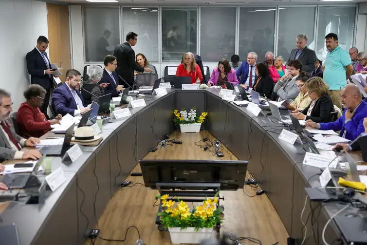Brasília (DF) 22/05/2025 - A Comissão de Anistia, do Ministério dos Direitos Humanos e da Cidadania (MDHC), presidida por Ana Maria Lima de Oliveira, realiza sessão para análise, entre outros, do requerimento de anistia da ex-presidente da República Dilma Rousseff  Foto: Fabio Rodrigues-Pozzebom/ Agência Brasil