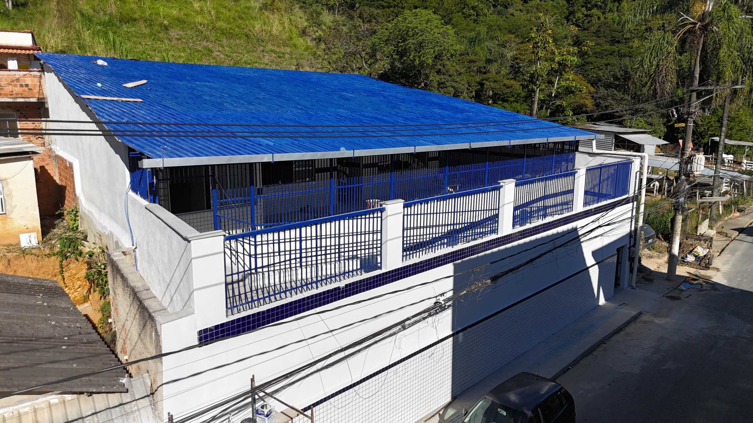 Obras de reforma geral da Escola Municipal Julio Branco estao