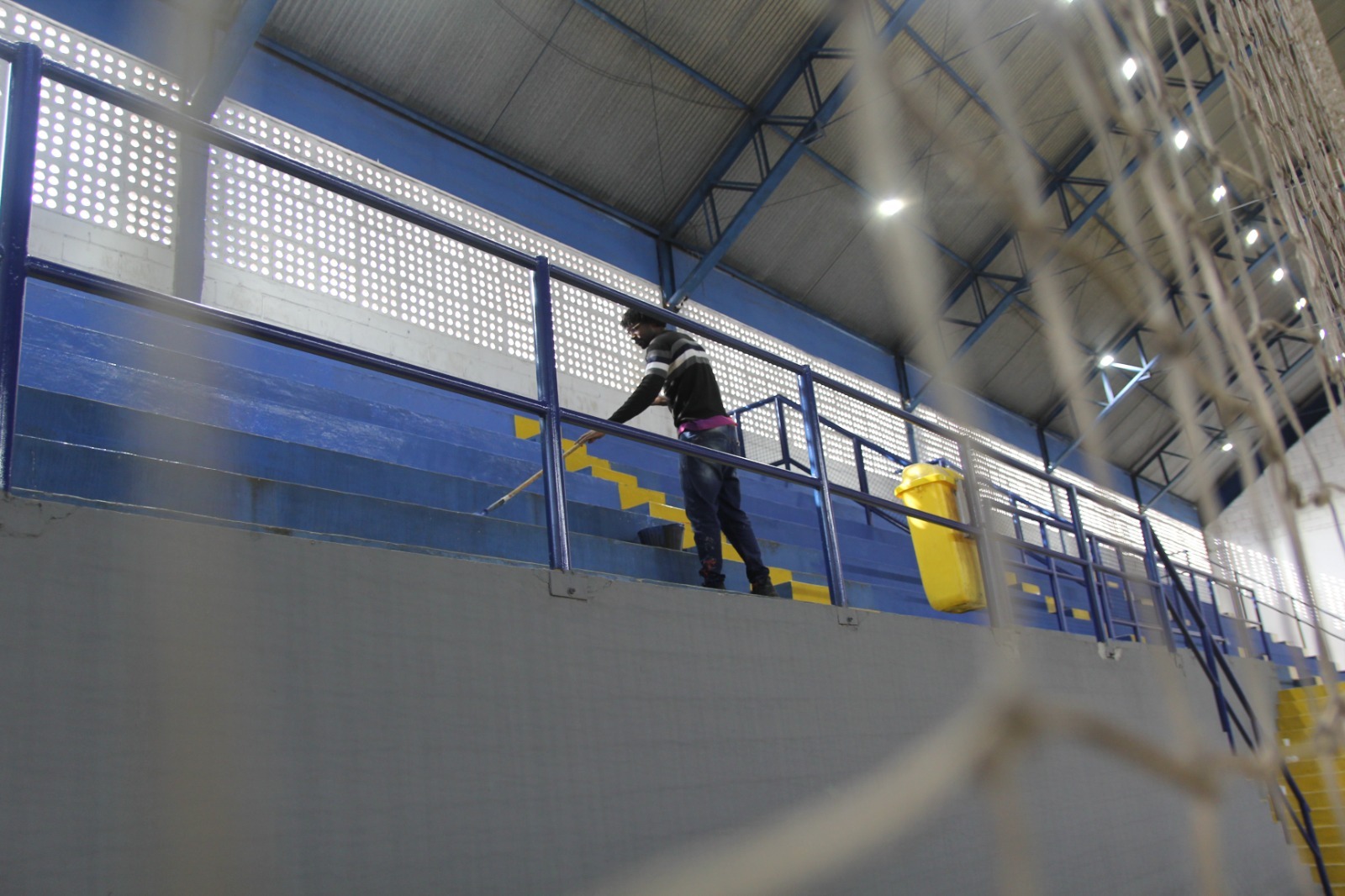 Volta Redonda: começa a reforma do ginásio do Santo Agostinho