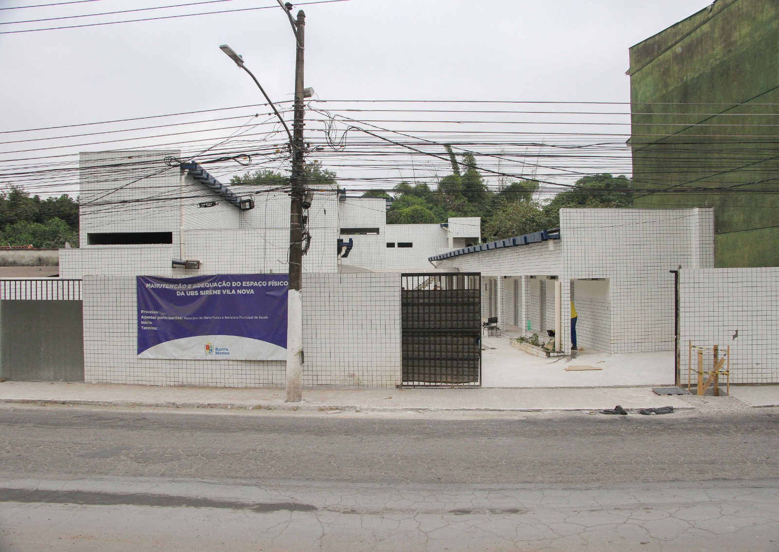 Obras da Policlinica da Vila Nova avancam e unidade se