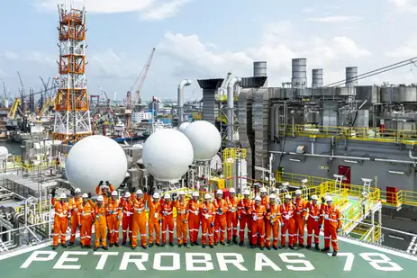 Brasília (DF), 14/07/2025 - Plataforma da Petrobras que reforçará o pré-sal deixa Singapura.
Foto: Petrobras/Divulgação