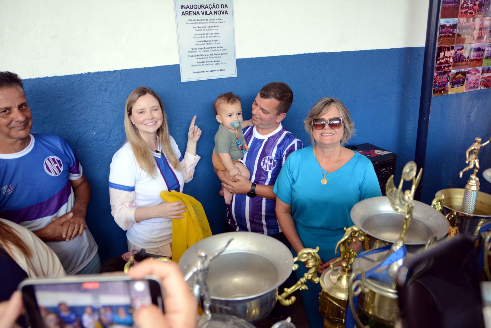 Prefeito Furlani e deputada Dani Cunha inauguram a Arena Vila