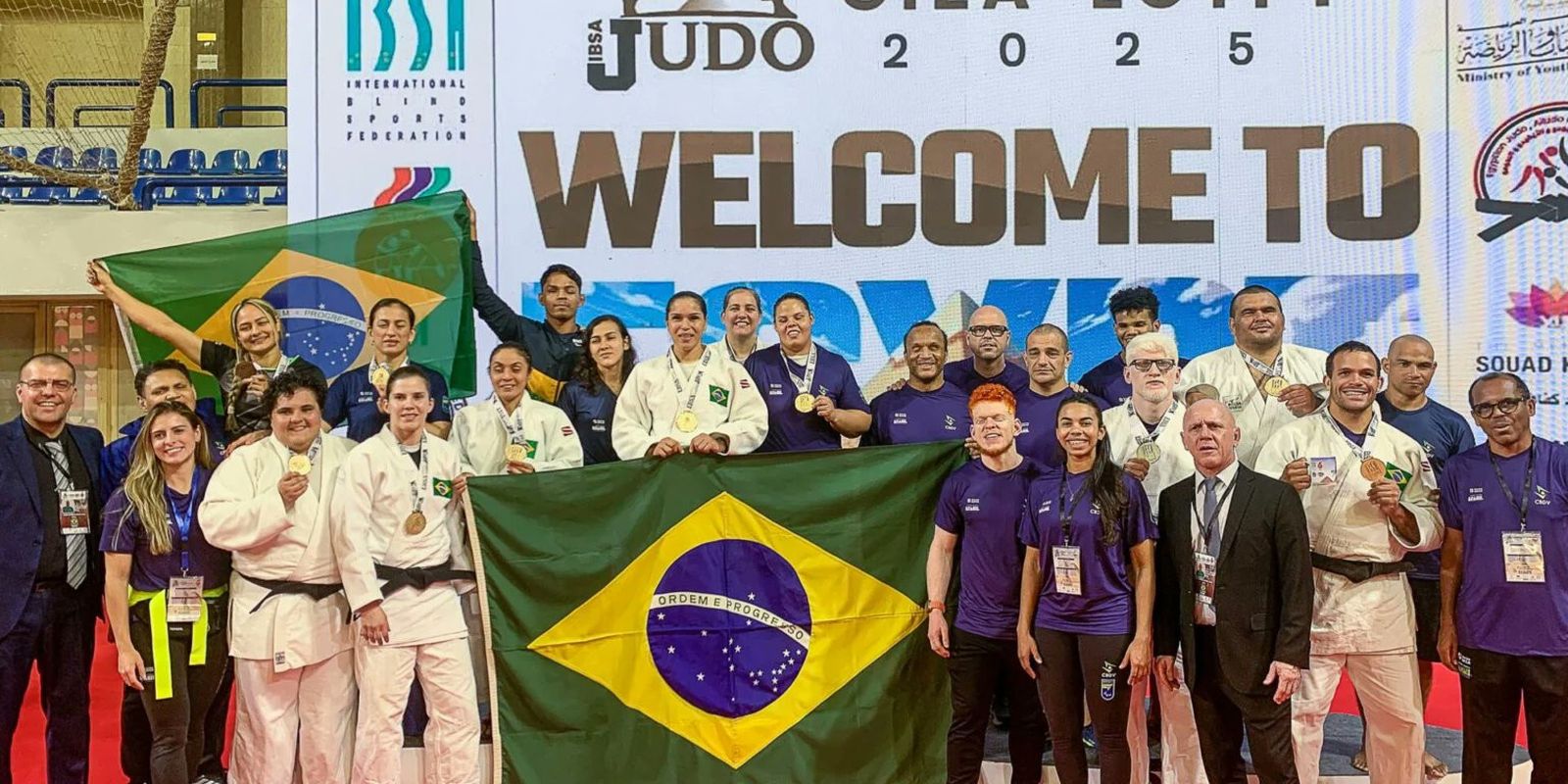 Brasil fecha Grand Prix de judô paralímpico da IBSA com título geral