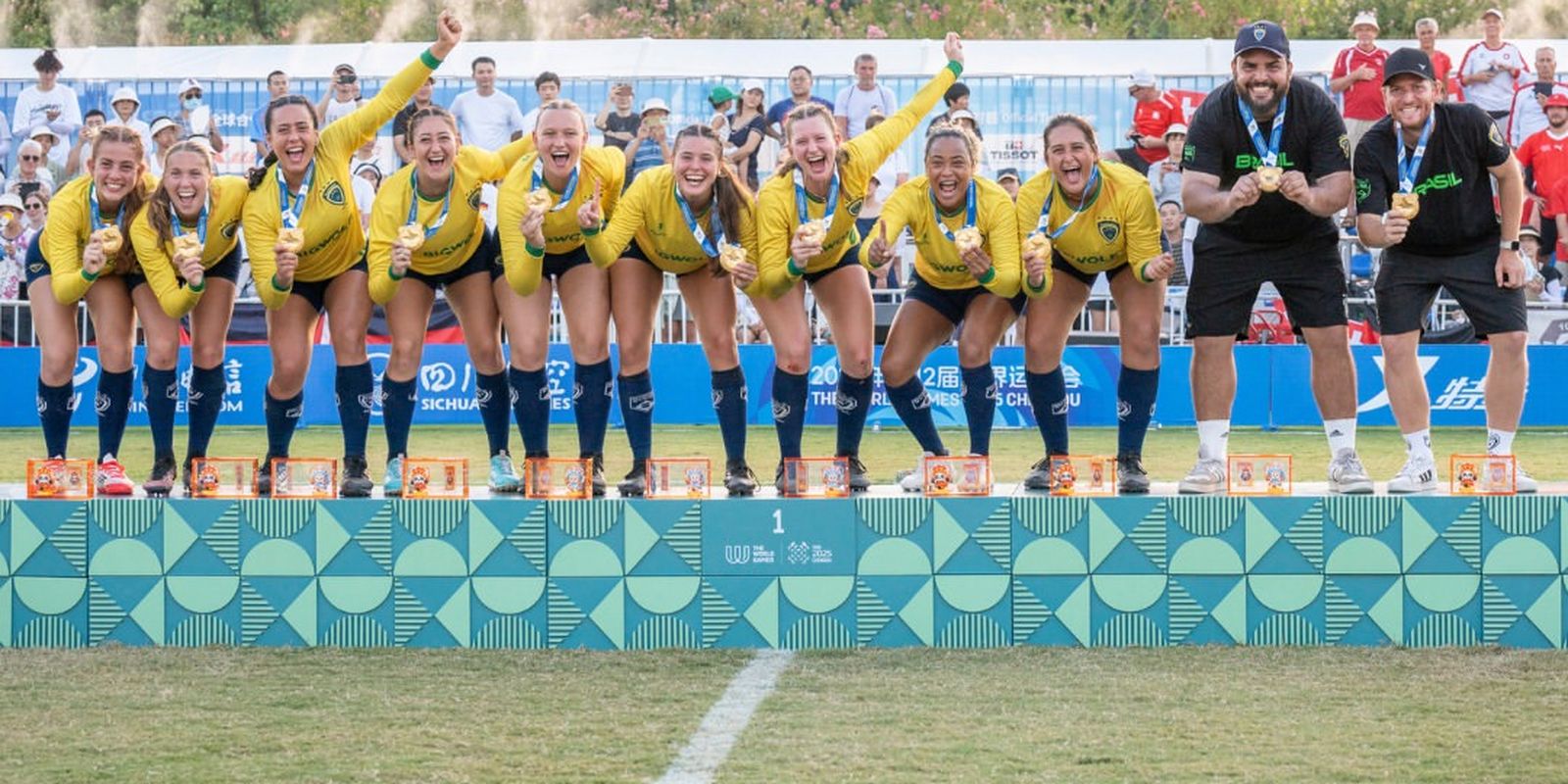 Brasil é campeão masculino e feminino de punhobol nos Jogos Mundiais