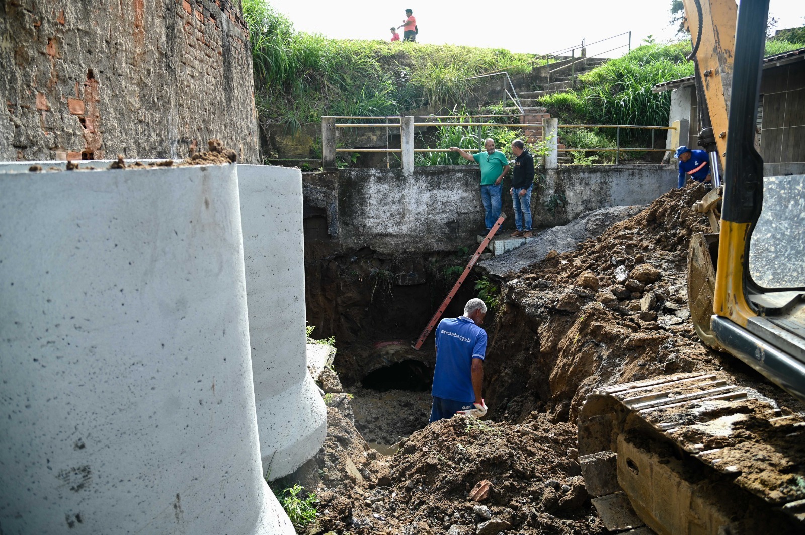 Saae BM melhora o sistema de drenagem do bairro Boa Sorte
