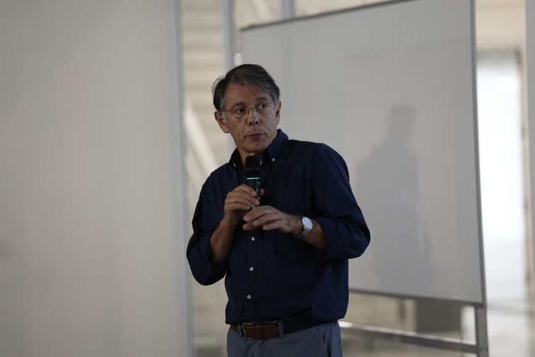 Rio de Janeiro (RJ) 19/08/2024 – O professor  Marcelo Viana, diretor geral do Instituto de Matemática Pura e Aplicada, no campus do Impa Tech. Foto: Fernando Frazão/Agência Brasil