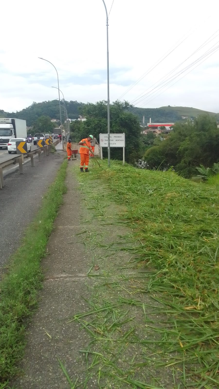 Prefeitura de Volta Redonda reforça ações no perímetro urbano da BR-393 e realiza mutirão de limpeza nas margens da rodovia