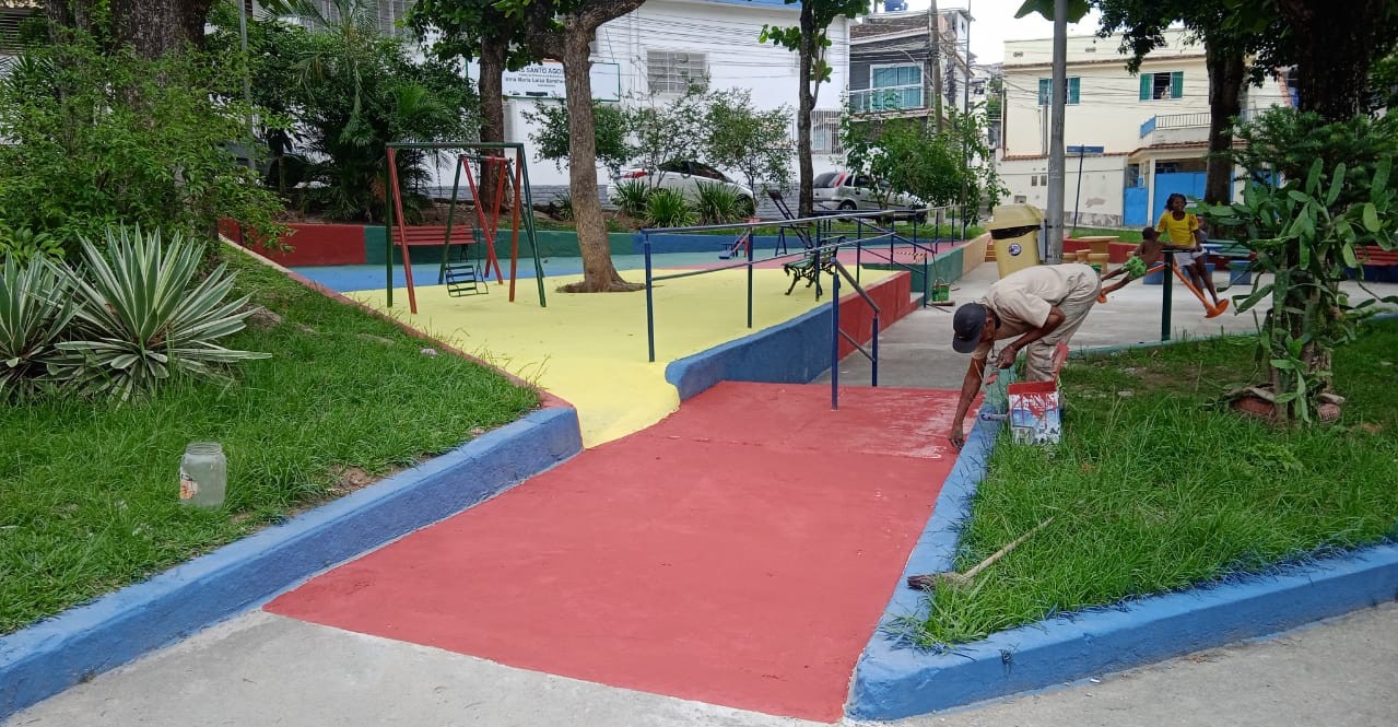 Volta Redonda: Secretaria de Obras conclui revitalização de oito praças