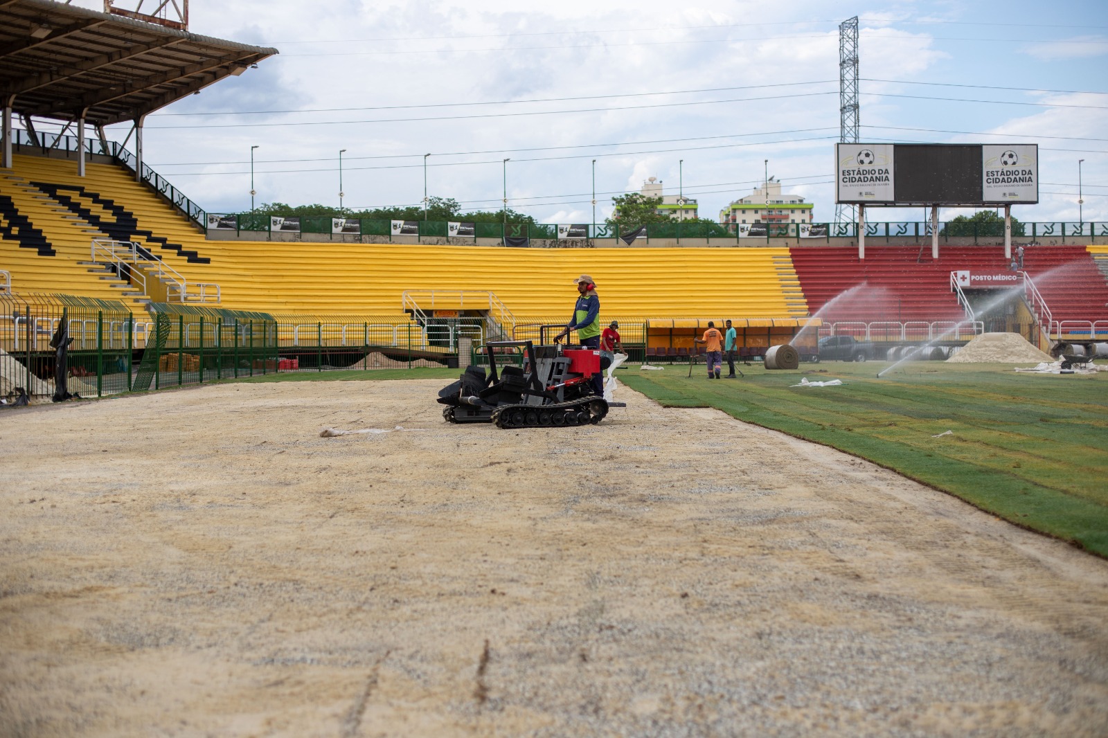 Volta Redonda: Estádio da Cidadania se prepara para receber jogos do Campeonato Carioca