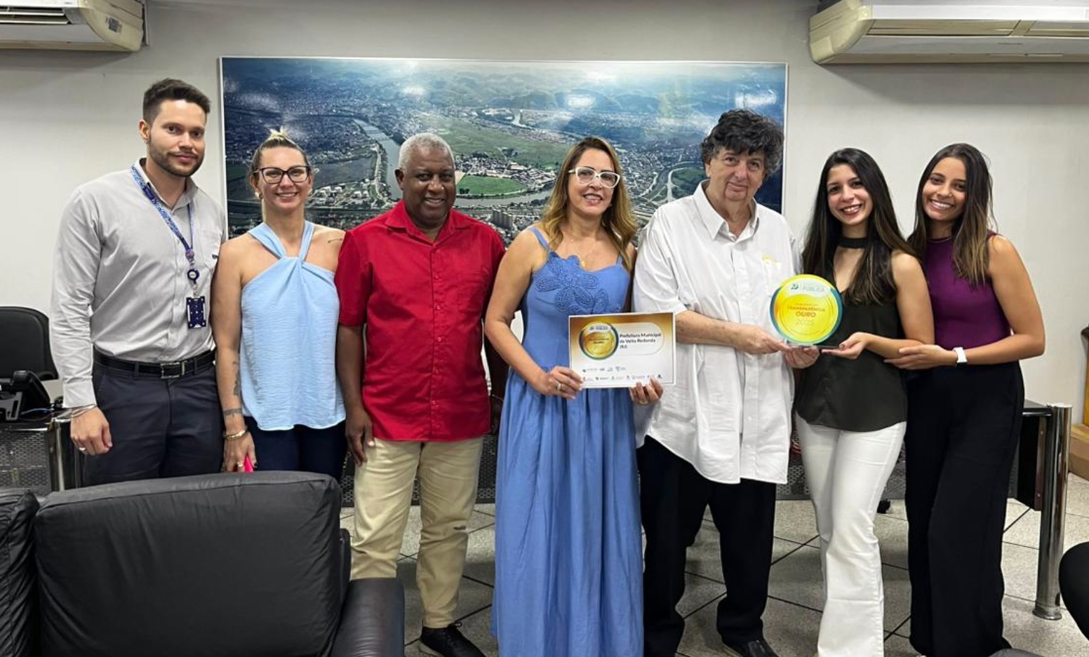 Volta Redonda é Selo Ouro em Transparência Pública e certificação é entregue ao prefeito Neto