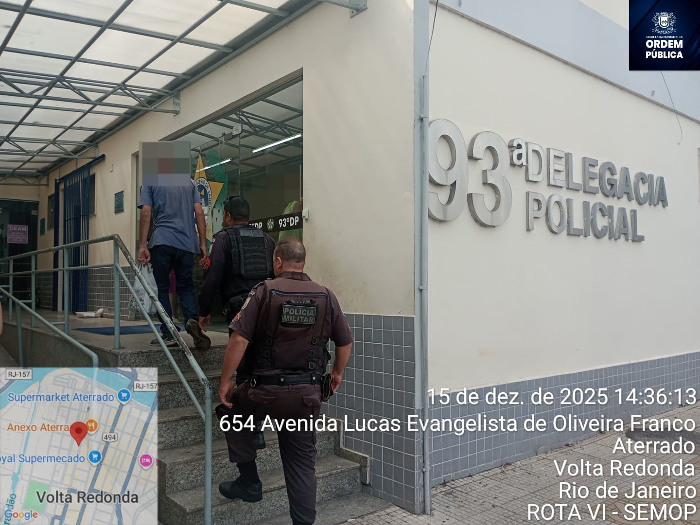 Suspeito de furto é preso em Volta Redonda após denúncia em grupo de WhatsApp da Ordem Pública