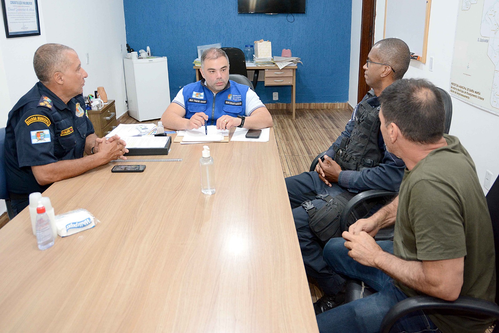 Secretaria de Ordem Publica alinha acoes de seguranca para as