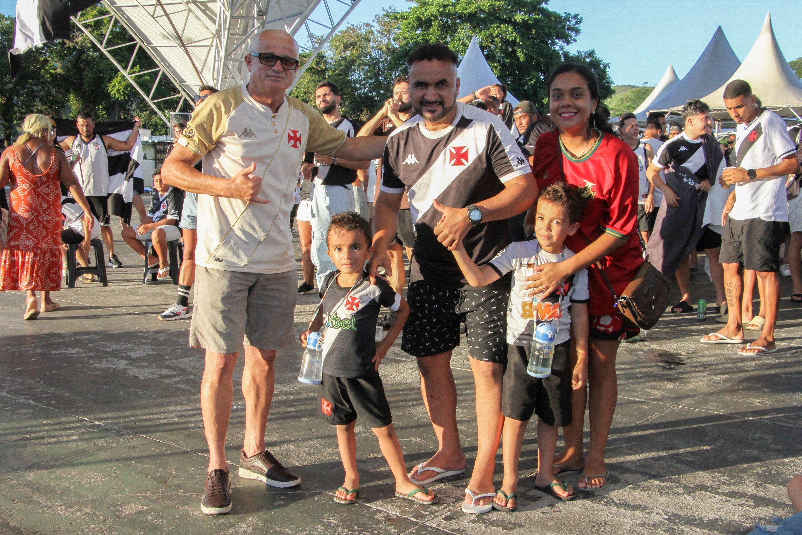 Torcida do Vasco acompanha transmissao da final da Copa do