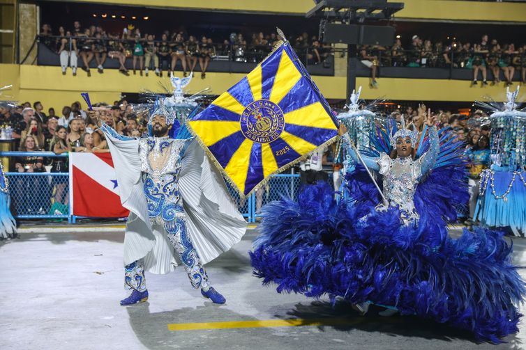Rio de Janeiro (RJ), 04/03/2025 – Paraíso do Tuiuti desfila no terceiro dia de carnaval do grupo Especial na Marquês de Sapucaí, na região central do Rio de Janeiro. Foto: Tomaz Silva/Agência Brasil