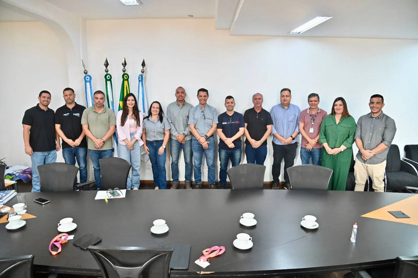 Furlani da boas vindas e estreita lacos com novo diretor da