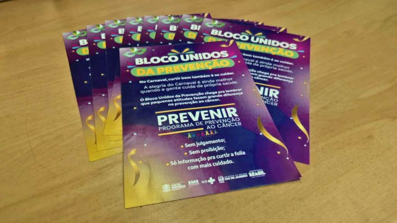 Equipe da Linha de Atenção Oncológica de Volta Redonda convida para o Bloco Unidos da Prevenção neste Carnaval