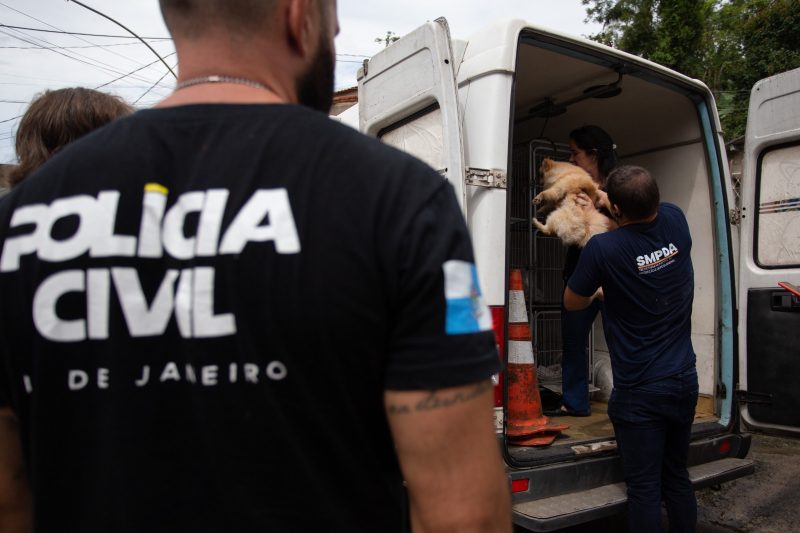 Ação da Prefeitura de Volta Redonda e forças de segurança interrompe venda ilegal de animais no Siderópolis