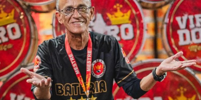 Enredo da Viradouro, Mestre Ciça desfilará no comando da bateria