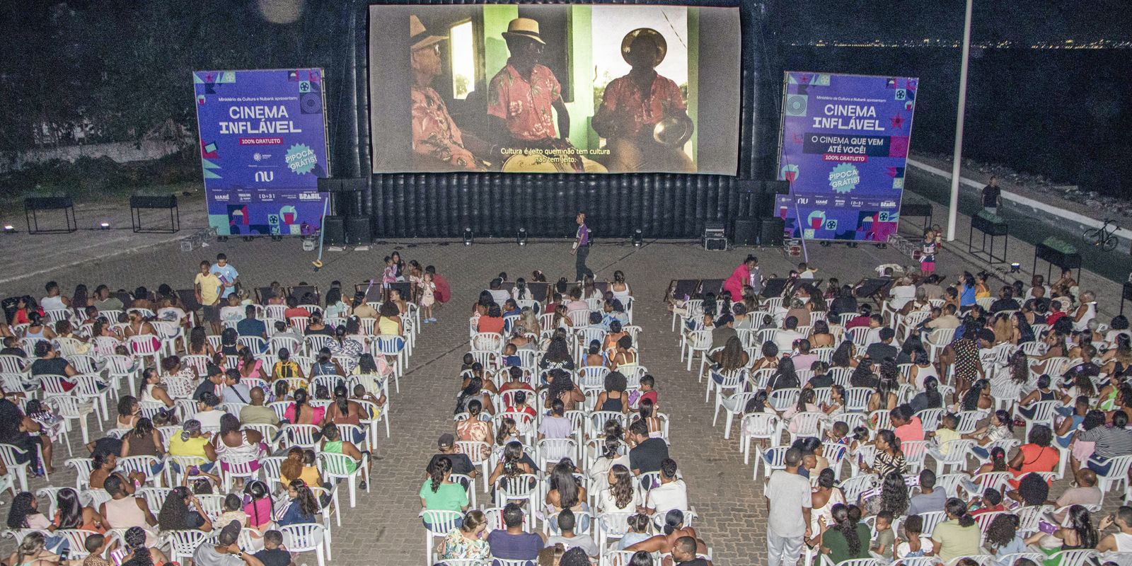Cinema Inflável chega a Tanguá, no Rio, e reforça acesso à cultura