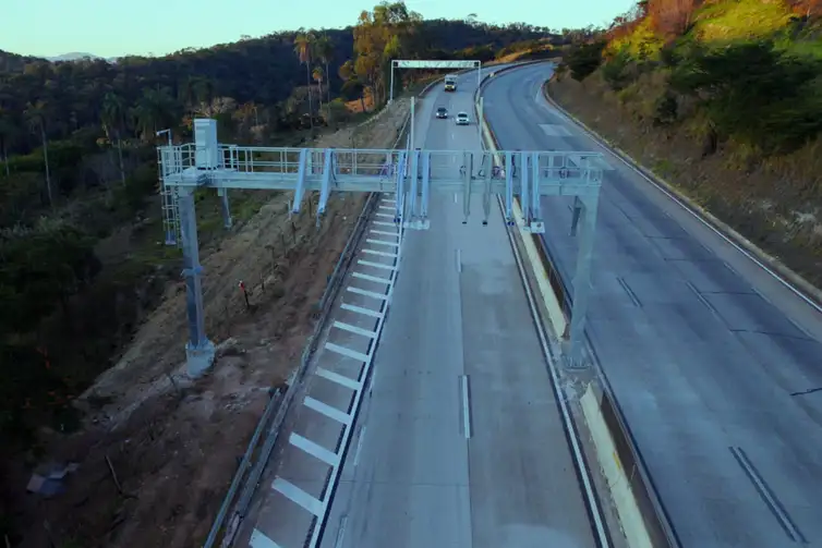 Caeté (MG), 26/09/2025 - BR-381 começa a cobrança em sistema free flow neste sábado. Foto: Nova381/Divulgação