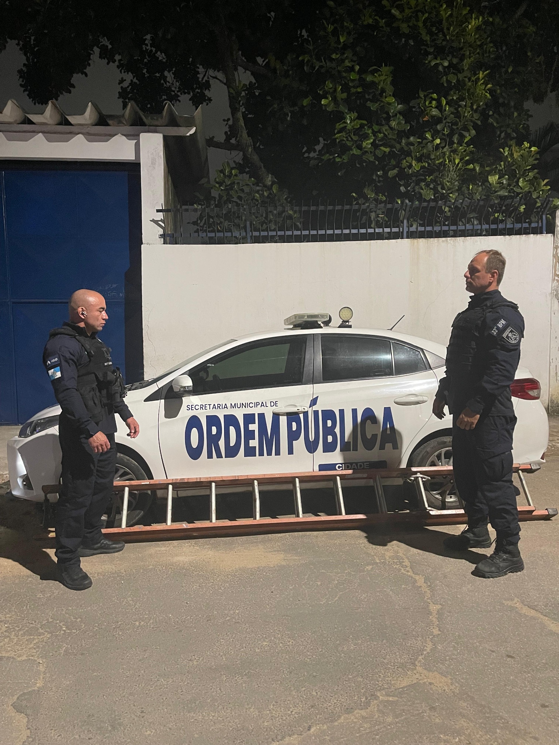 Ordem Pública de Volta Redonda recupera escada furtada de residência no Jardim Amália II