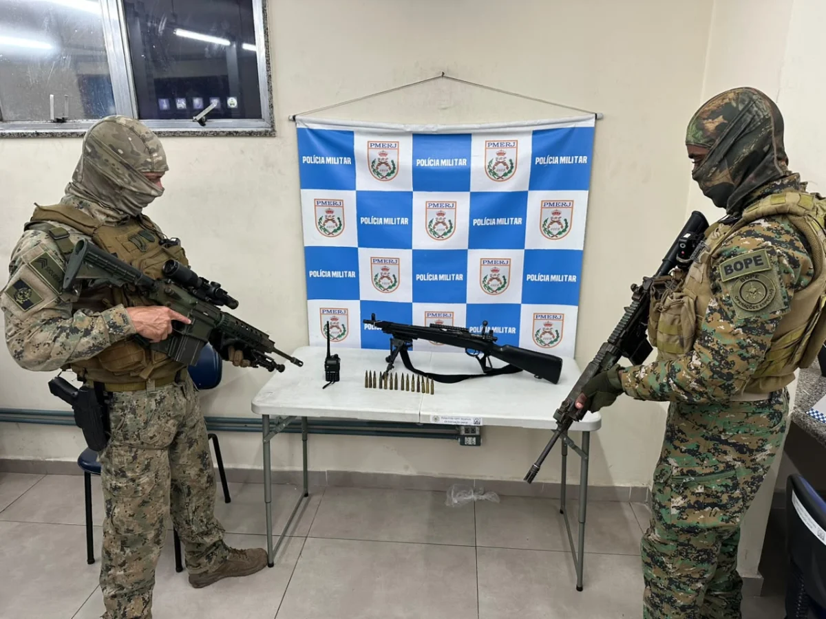Bope intervém em confronto entre facções no Monte Castelo e apreende fuzil em Volta Redonda