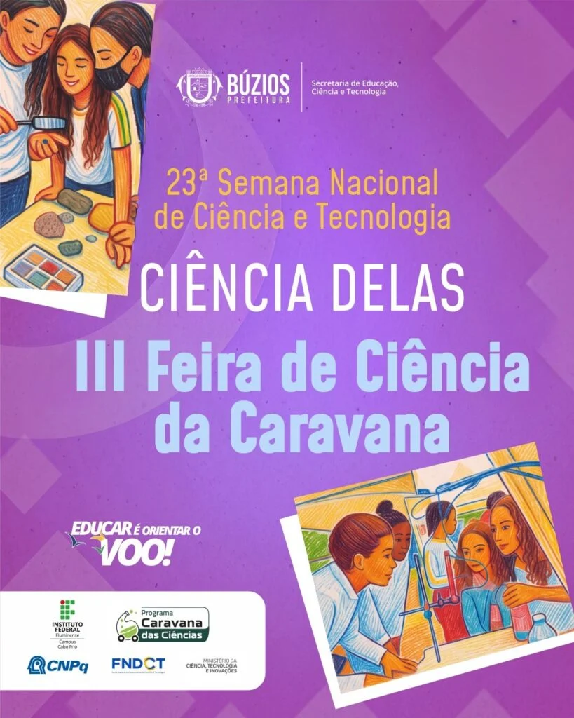 Búzios recebe Feira de Ciências na Rasa com programação aberta ao público