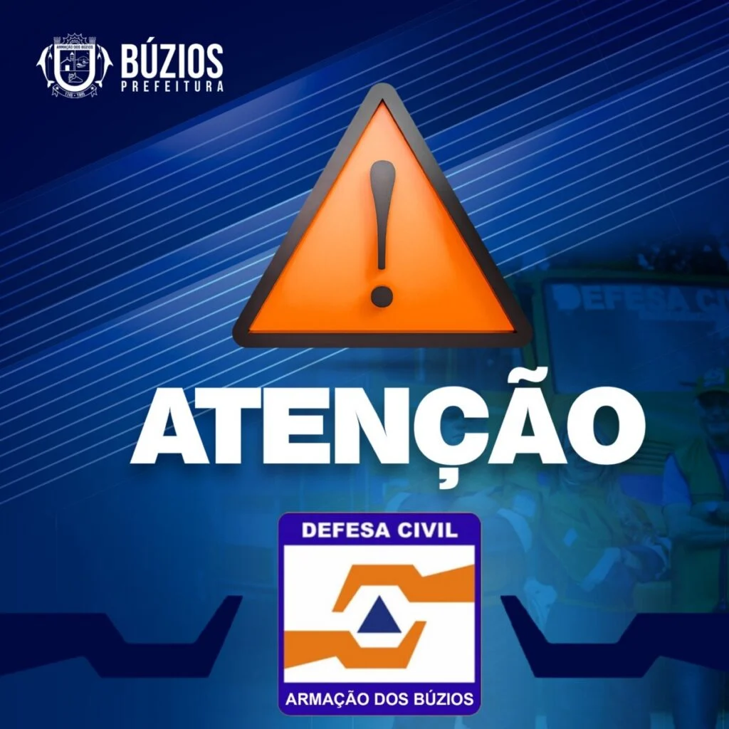 Defesa Civil de Búzios alerta para previsão de chuva a partir desta terça-feira