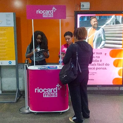 Estação Botafogo do MetrôRio recebe ação de cadastramento do Bilhete Único Intermunicipal (BUI) e da Tarifa Social