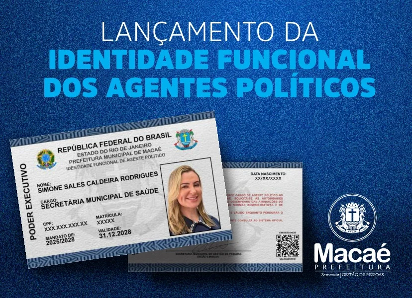 Gestão de Pessoas lançará identidade funcional dos agentes políticos do Poder Executivo Municipal