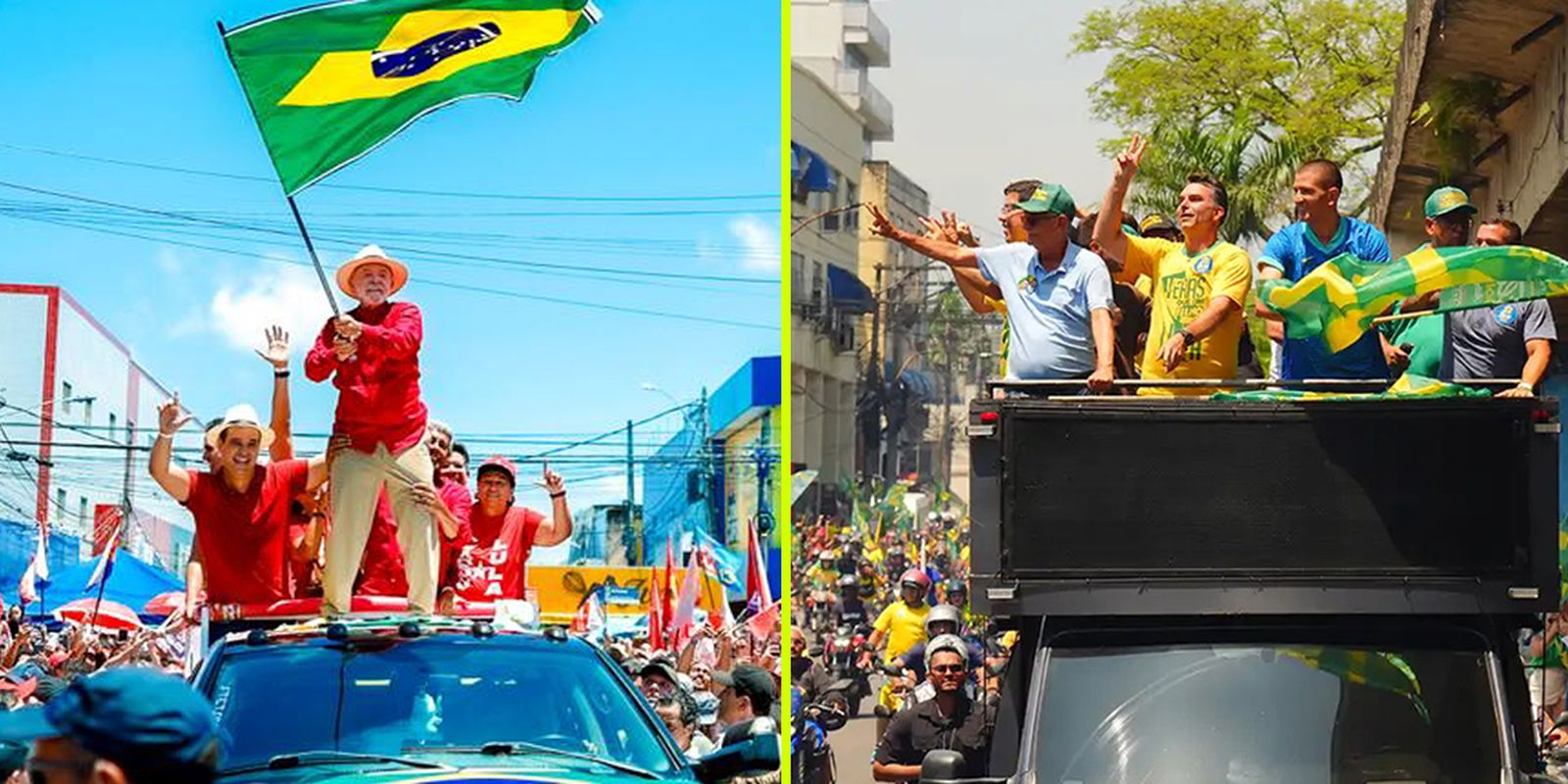 Lula faz comício em Natal e Flávio participa de moto-carreata no Rio