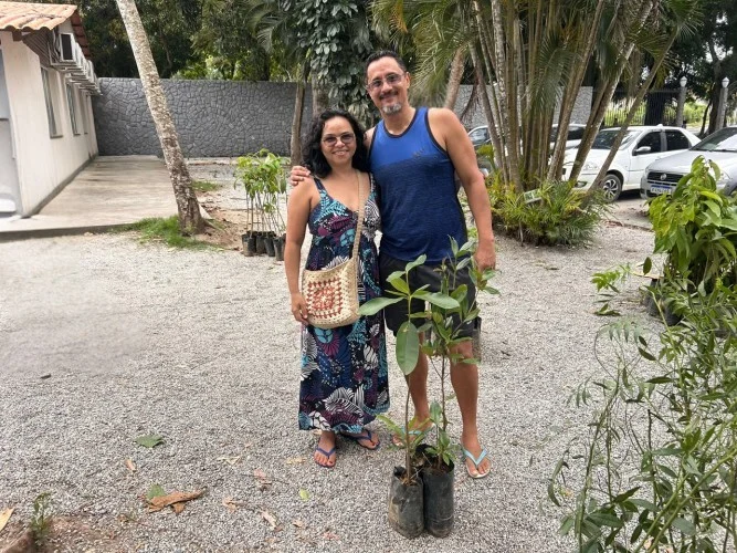 Moradora destaca importância do Araruama Verde: 'Uma cidade mais bonita, com mais ar respirável e mais frutas'