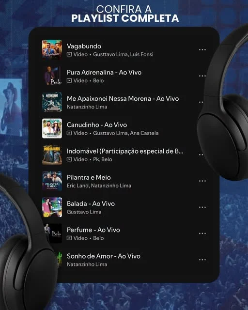 Nossa playlist Já está disponível!