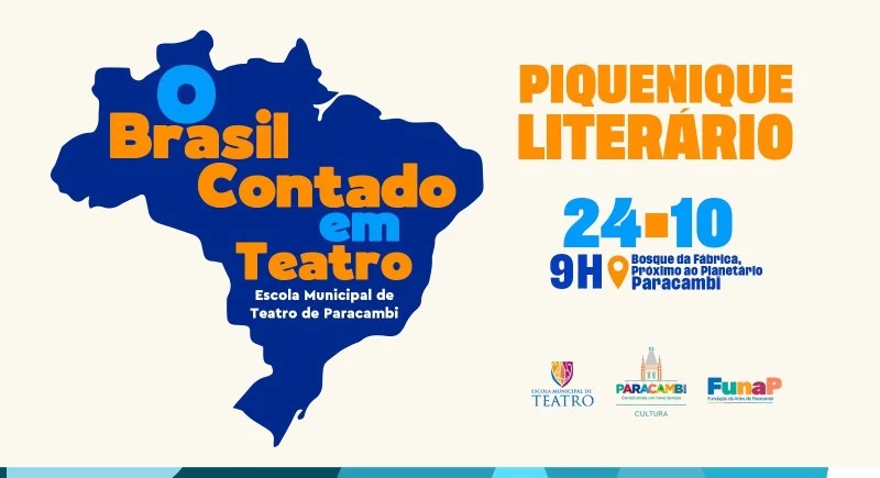 Paracambi recebe Piquenique Literário com o tema “O Brasil Contado em Teatro”