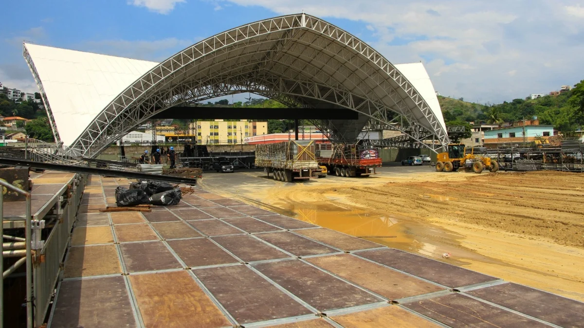 Parque da Cidade recebe estrutura para o Chama Sertaneja Rodeio Show